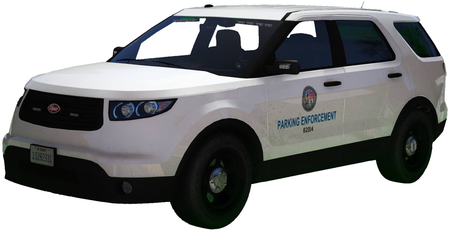 Public Works parking enforcement vehicle